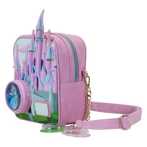 Alternative view of Loungefly – Disney – Sleeping Beauty Stained Glass Castle – Crossbody Bag