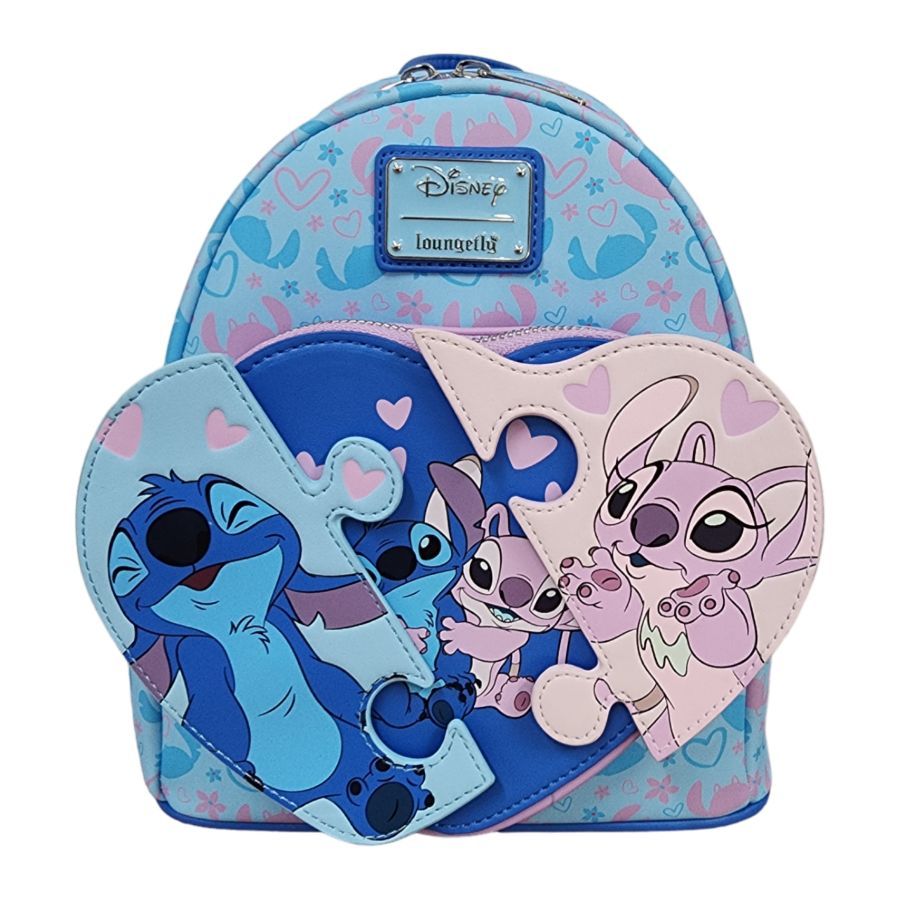 Loungefly – Disney – Stitch & Angel – Exclusive Edition – Mini Backpack - Afbeelding 2