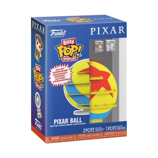 Funko – Pixar – Pixar Ball Display met 2 Bitty POP!s – Display Shelf
