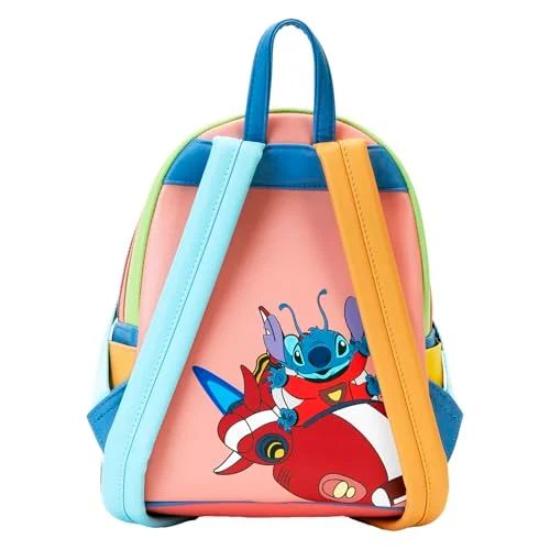 Alternative view of Loungefly – Disney – Jaase Stitch Colorblock – Mini Backpack (Exclusive)