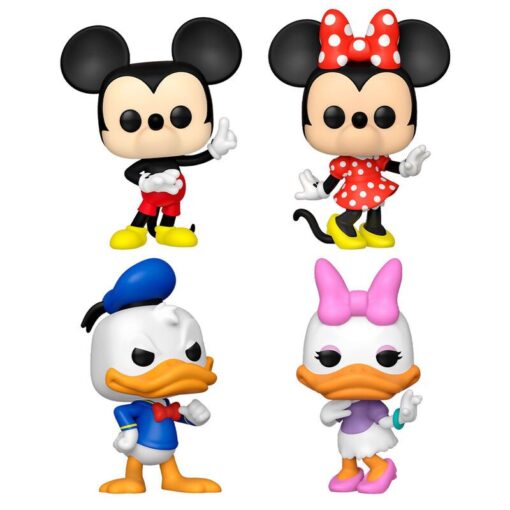 Alternative view of Funko – Disney – Mickey, Minnie, Donald & Daisy – POP! 4‑Pack 100th Anniversary Exclusive