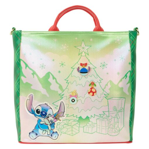 Loungefly – Disney – Lilo & Stitch “Holiday” – Tote Bag