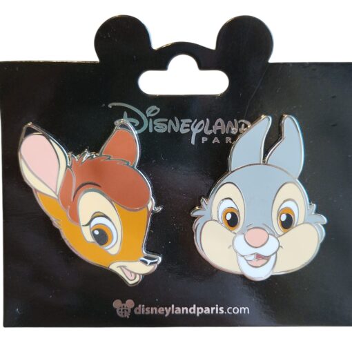 Disney Pin Set – Bambi & Thumper Heads – DLP Exclusive