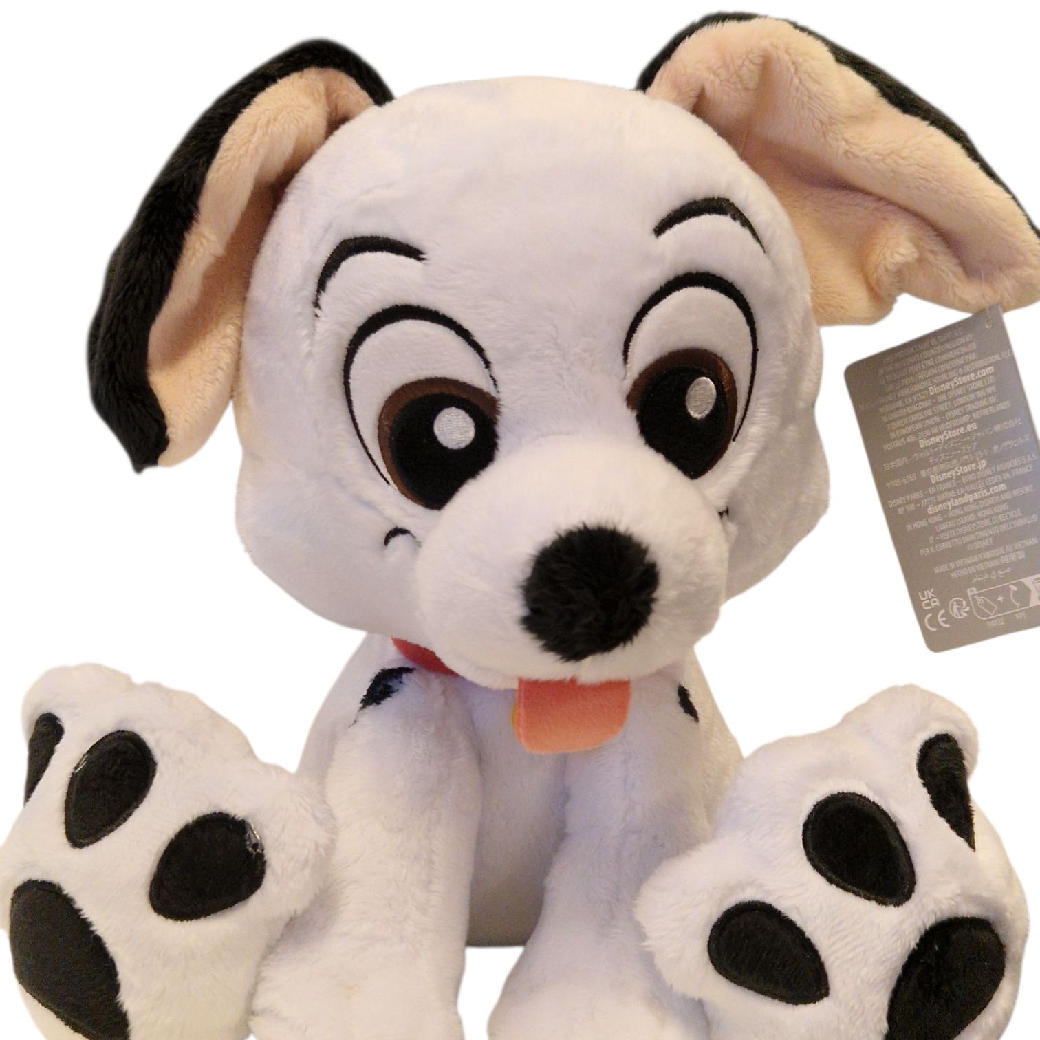 Disneyland Parijs – Disney – 101 Dalmatiërs – Lucky – Big Feet Plush 28 cm