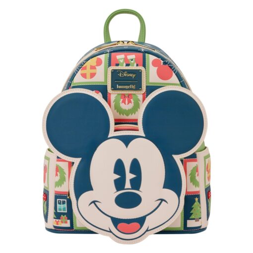 DISNEY – Mickey & Minnie "Holiday" – Mini Backpack LoungeFly *Coming Soon