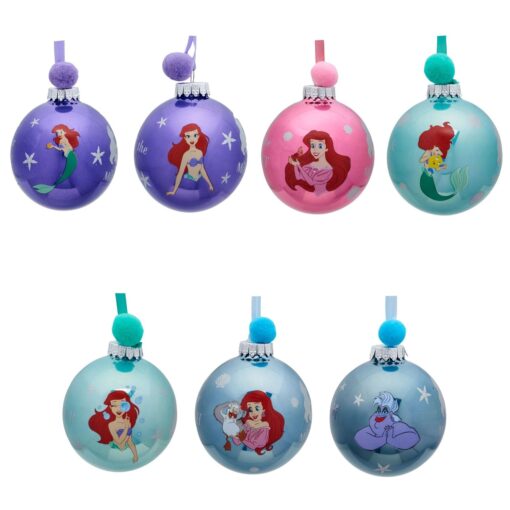 Disney – De Kleine Zeemeermin – Set van 7 Kerstballen – Widdop