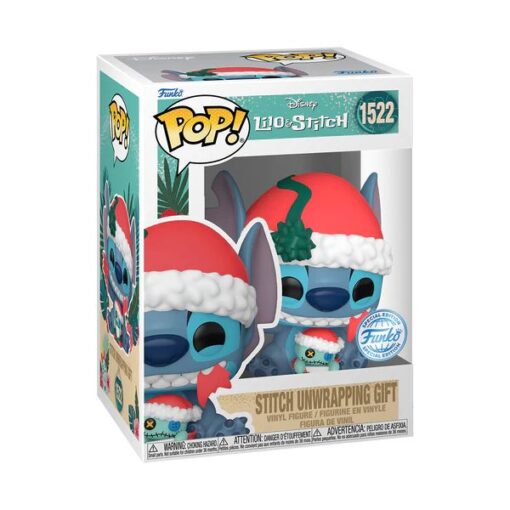 Alternative view of Funko – Lilo & Stitch – Stitch Unwrapping Gift – POP! N°1522