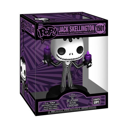 Alternative view of Funko – The Nightmare Before Christmas – Jack Skellington (Lights Up!) – POP! Super N°1501