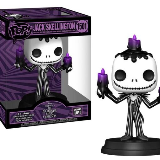 Funko – The Nightmare Before Christmas – Jack Skellington (Lights Up!) – POP! Super N°1501