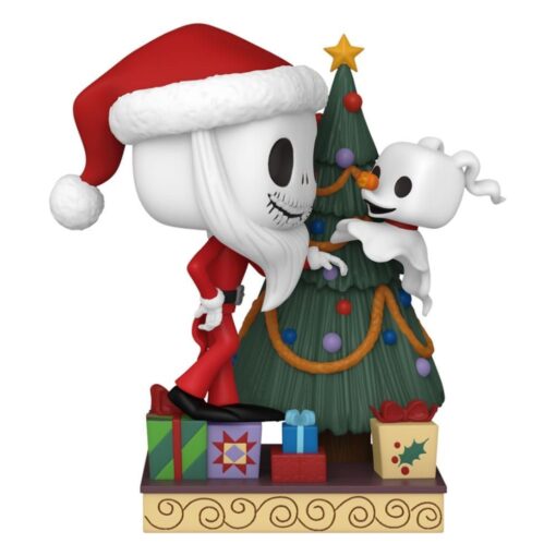 Funko – The Nightmare Before Christmas – 30th POP! Deluxe Vinyl Figure Jack & Zero w/Tree – POP! N°1386