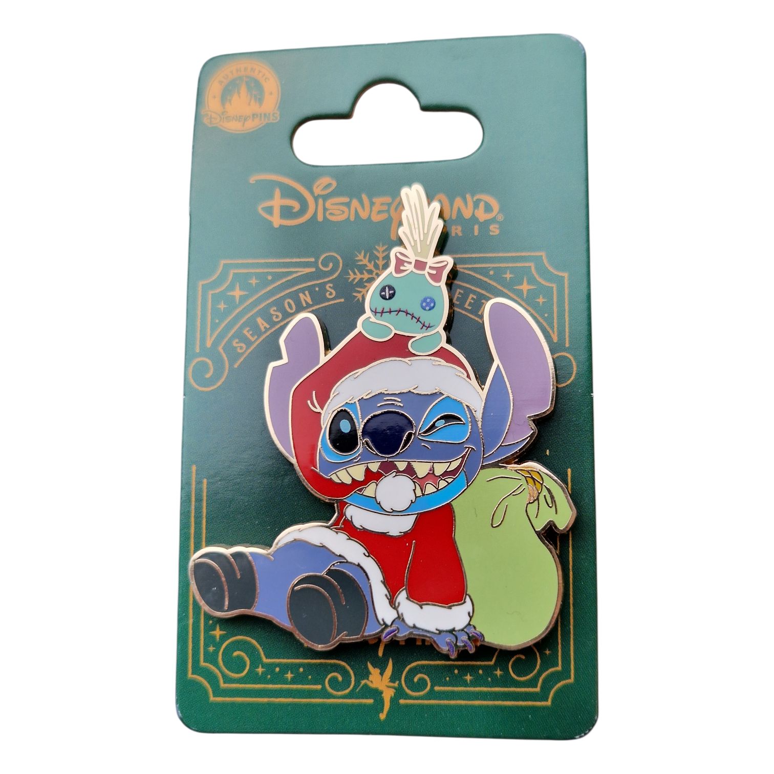 Disney Pin – Lilo & Stitch – Kerst Stitch & Scrump – DLP Exclusive