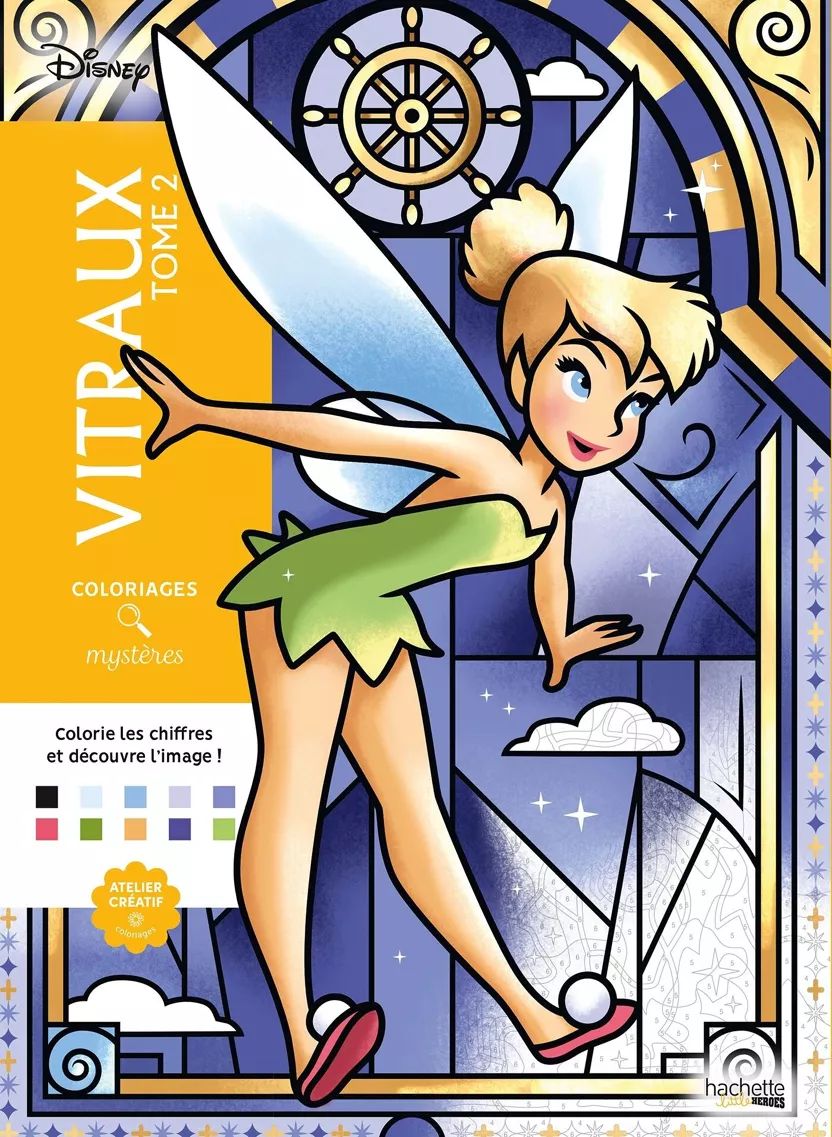 Disney Mystery Coloring Book – Stained Glass Volume 2