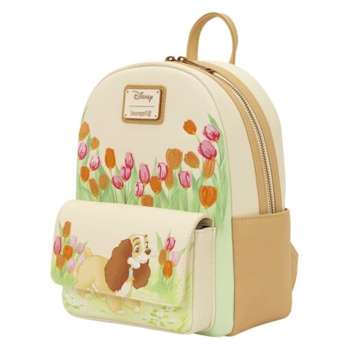 Alternative view of Loungefly – Lady and the Tramp – Pastel Tulip – Mini Backpack