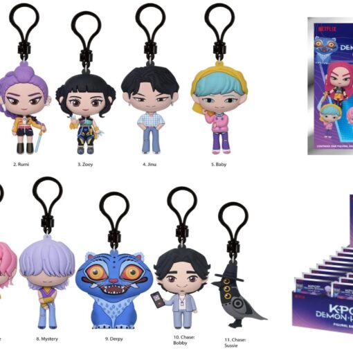 K-POP Demon Hunters – Series 1 – 3D Foam Bag Clip