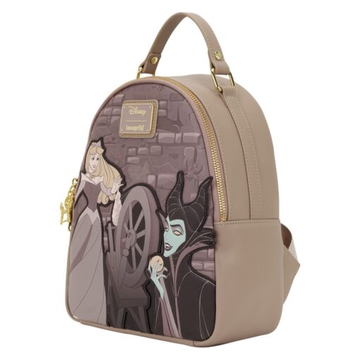 Alternative view of Loungefly – Sleeping Beauty – Spinning Wheel – Mini Backpack