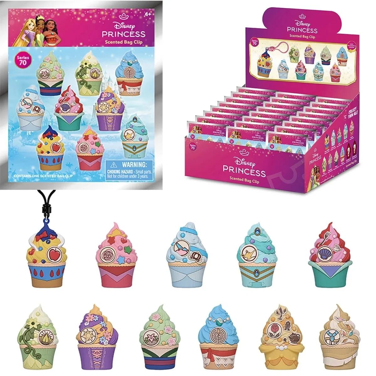 Disney – Disney Princess – 3D Foam Bag Clip (Serie 70)