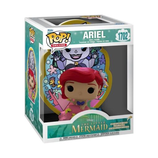 Alternative view of Funko – The Little Mermaid – Ariel (Stained Glass) – POP! Deluxe N°1702 *doos light beschadigd