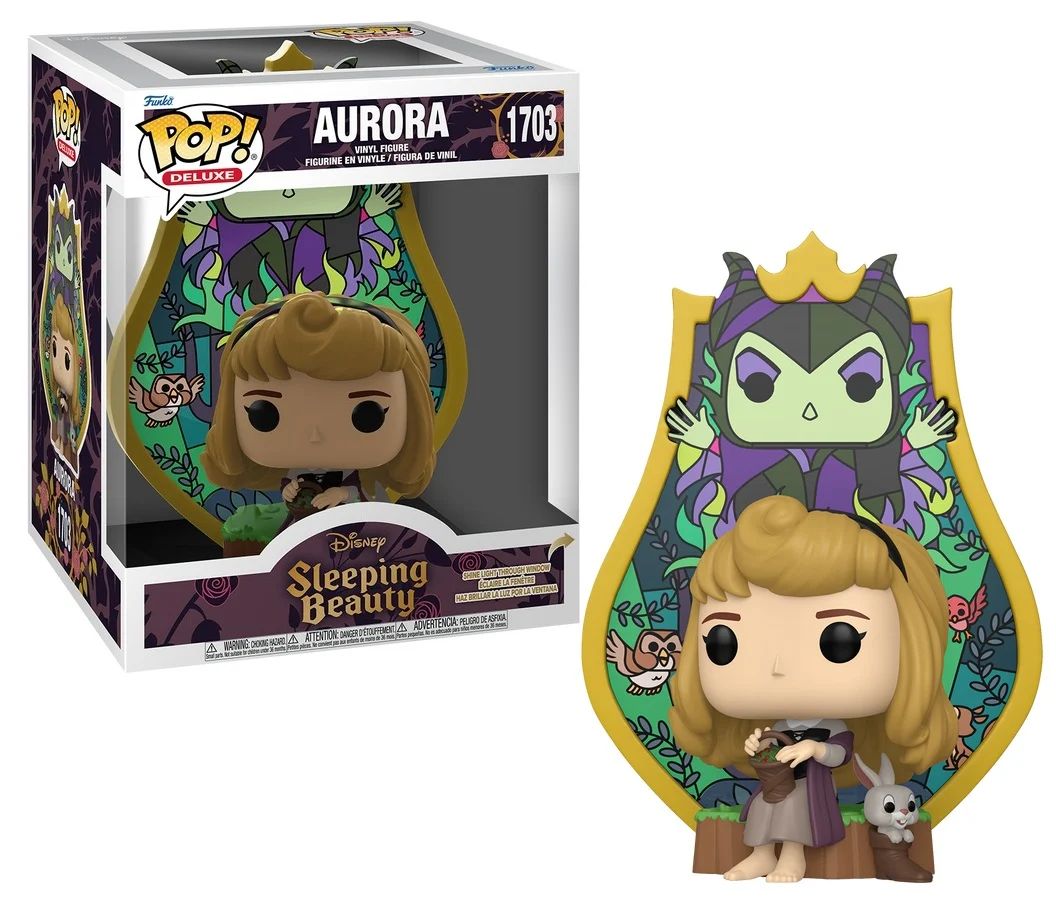 Funko – Sleeping Beauty – Aurora (Stained Glass) – POP! Deluxe N°1703 *doos light beschadigd