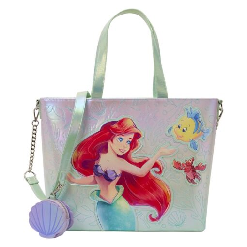 Loungefly – Disney The Little Mermaid – Ariel & Flounder – Tote Bag