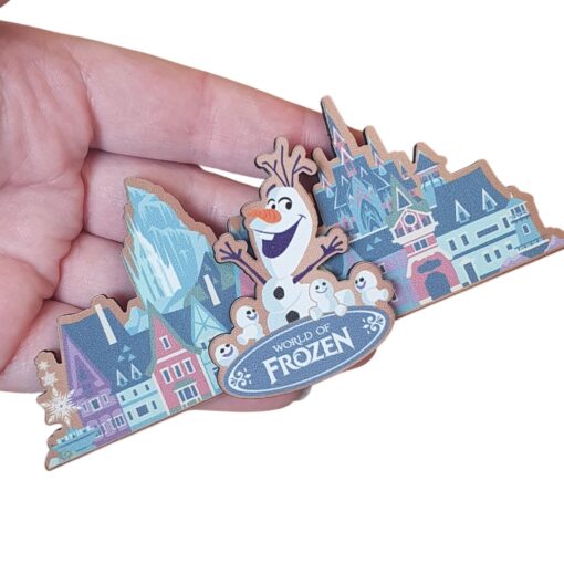 Disneyland Paris – Frozen – Olaf Houten Magneet – World of Frozen
