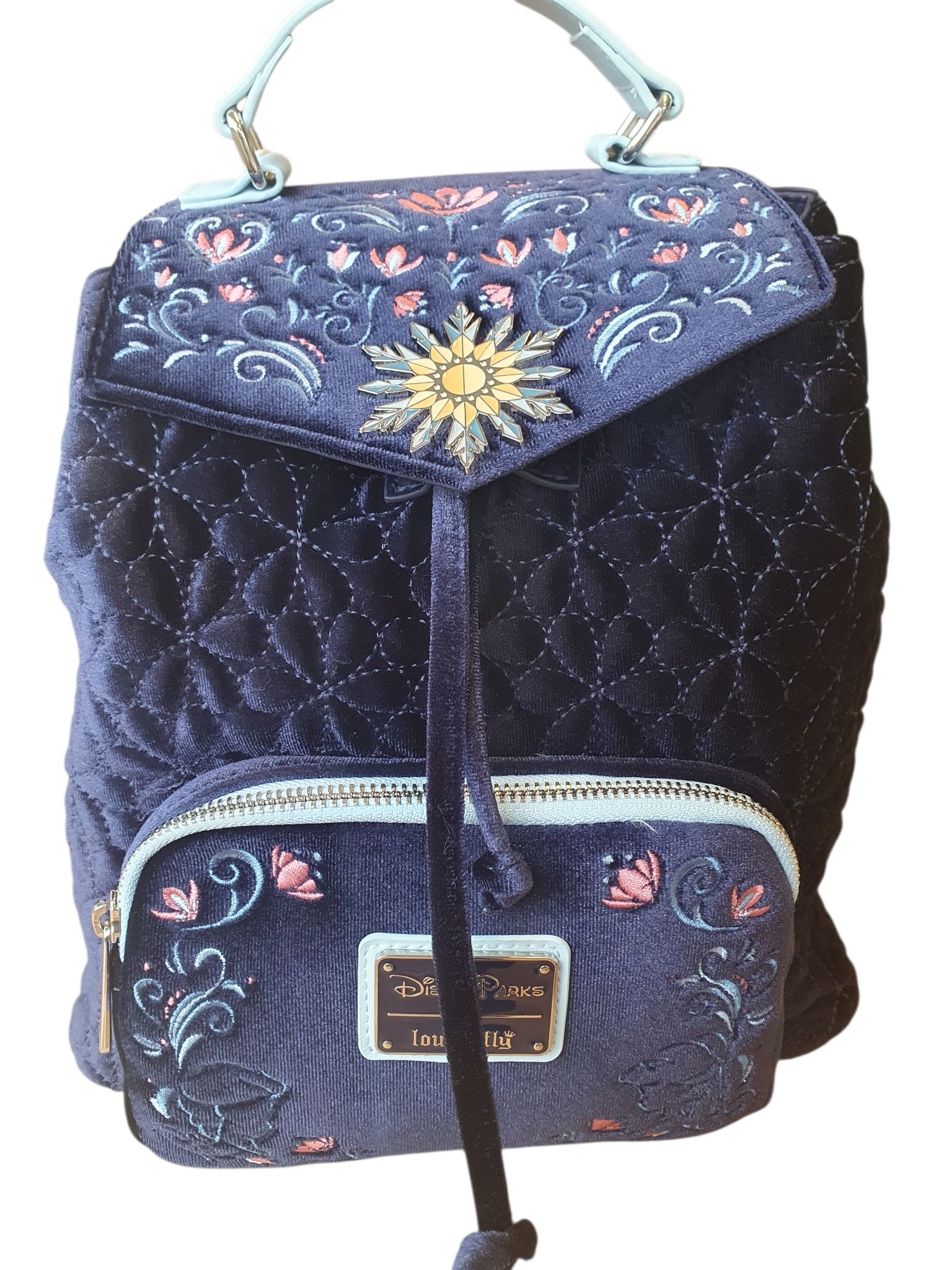 Loungefly – Disney Frozen – Arendelle Mini Backpack – World of Frozen – Disneyland Paris Exclusive *beschadigd flap rechts