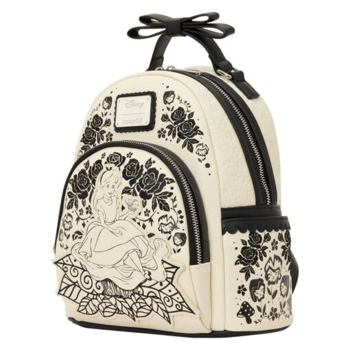 Alternative view of Loungefly – Alice in Wonderland – Floral Alice Mini Backpack – Mini Backpack