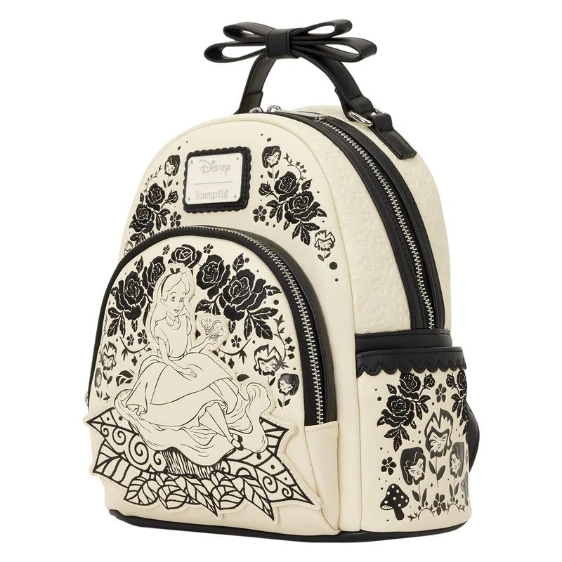 Loungefly – Alice in Wonderland – Floral Alice Mini Backpack – Mini Backpack - Afbeelding 2