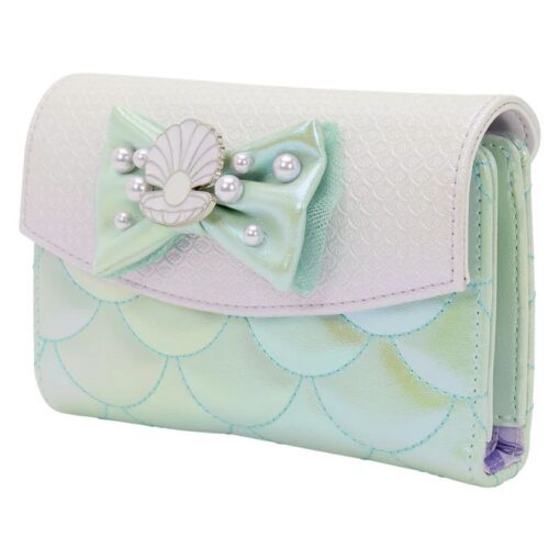 Alternative view of Loungefly – The Little Mermaid – Iridescent Pearl Wallet – Wallet