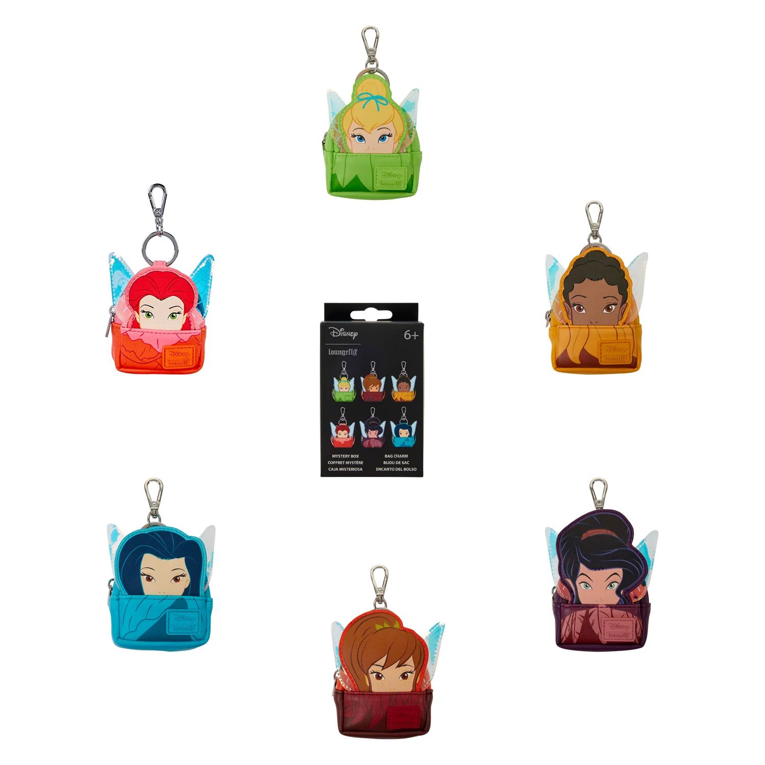 Loungefly – Disney Fairies – Mini Backpack Bag Charm Mystery Box – Bag Charm