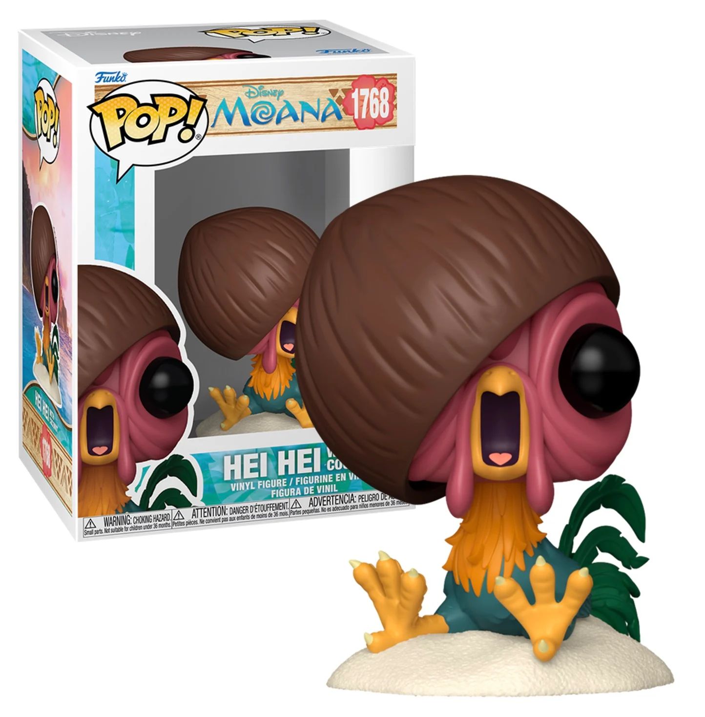 Funko POP! Disney No. 1768 - Moana - Hei Hei with Coconut