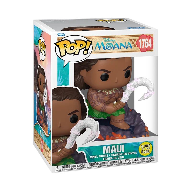 Funko POP! Premium Disney No. 1764 - Moana - Maui (GW) - Afbeelding 3