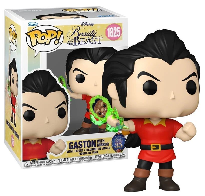 Funko – Beauty and the Beast – Gaston with Mirror – POP! Disney N°1825
