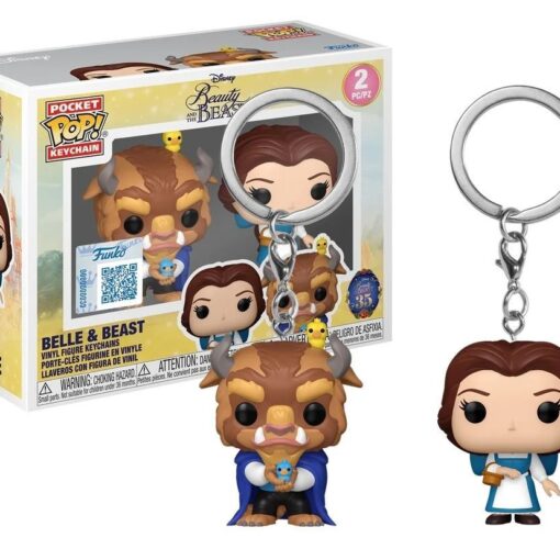 Funko – Beauty and the Beast – Pocket Pop! Keychains 2 Pack