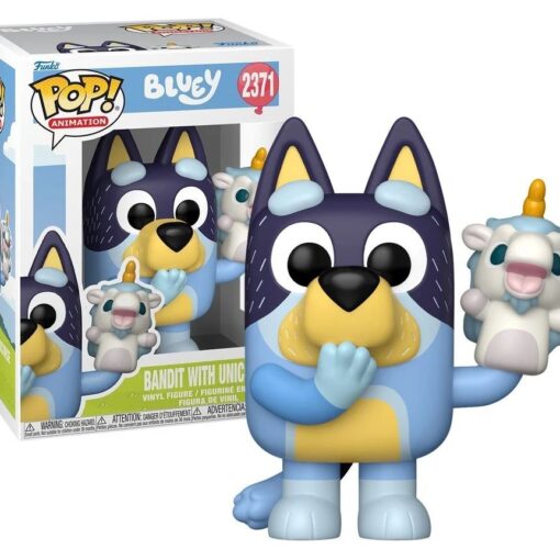 Funko – Bluey – Bandit with Unicourse – POP! Animation N°2371