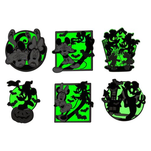 Alternative view of Disney Mickey & Minnie Ghost Funko Blind Box Enamel Pins