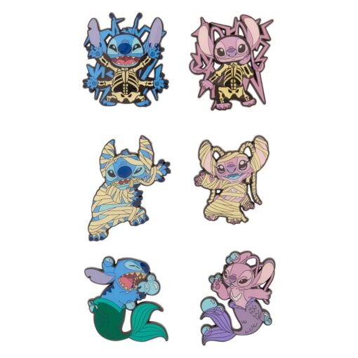 Alternative view of Lilo & Stitch by Loungefly Enamel Pin Stitch & Angel Halloween Costumes Blind Box
