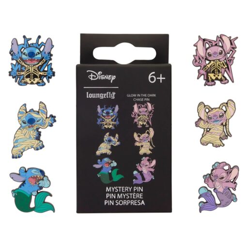 Lilo & Stitch by Loungefly Enamel Pin Stitch & Angel Halloween Costumes Blind Box