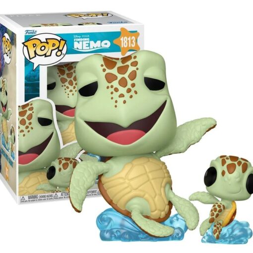 Funko – Finding Nemo – Crush with Squirt – POP! & Buddy N°1813
