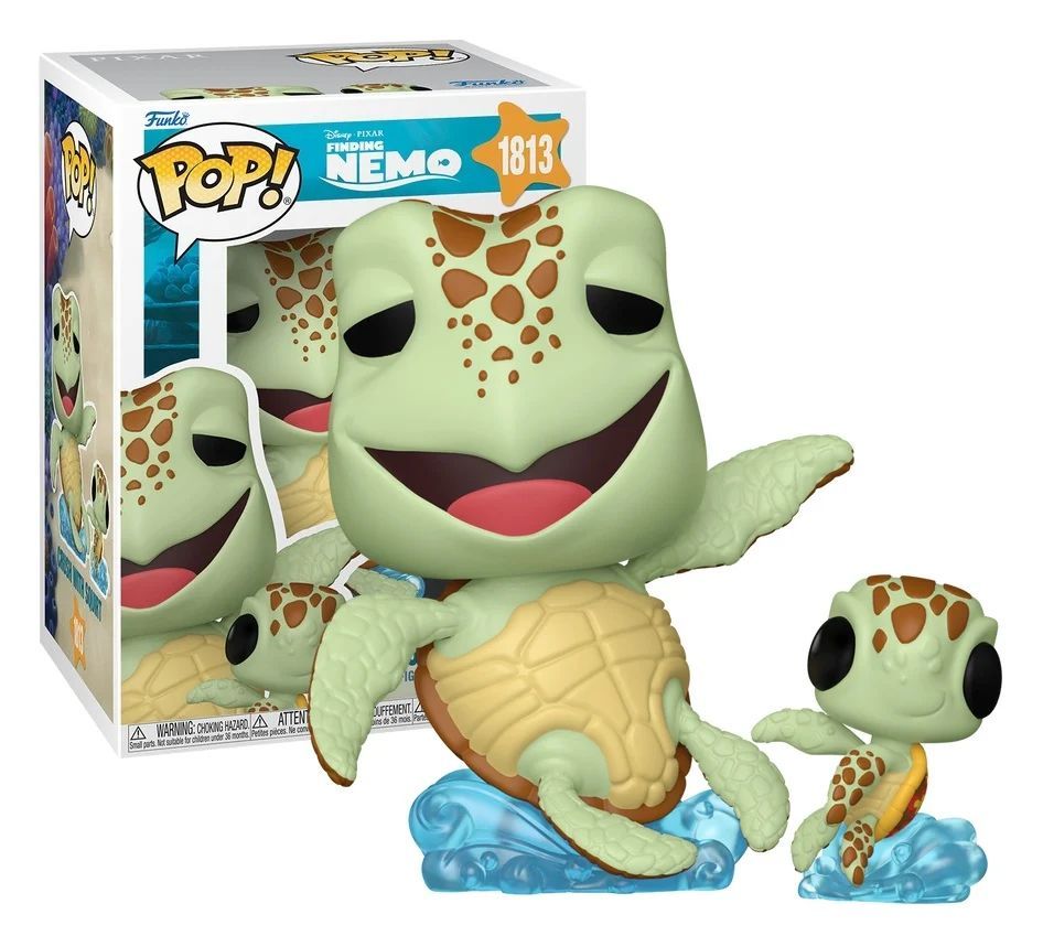 Funko – Finding Nemo – Crush with Squirt – POP! & Buddy N°1813