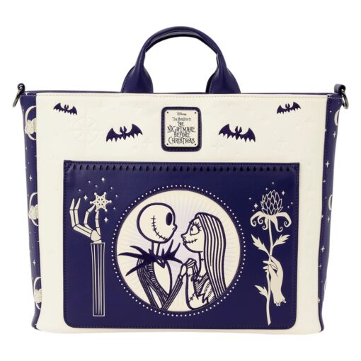 Nightmare Before Christmas by Loungefly Convertible Tote Bag Jack Skellington & Sally