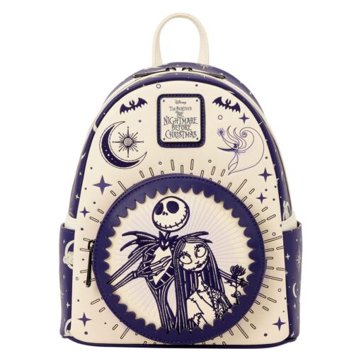 Nightmare Before Christmas by Loungefly Mini Backpack Jack Skellington & Sally Night Sky