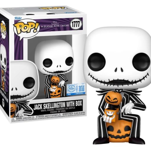 Funko – The Nightmare Before Christmas – Jack with Box – POP! Disney N°1777