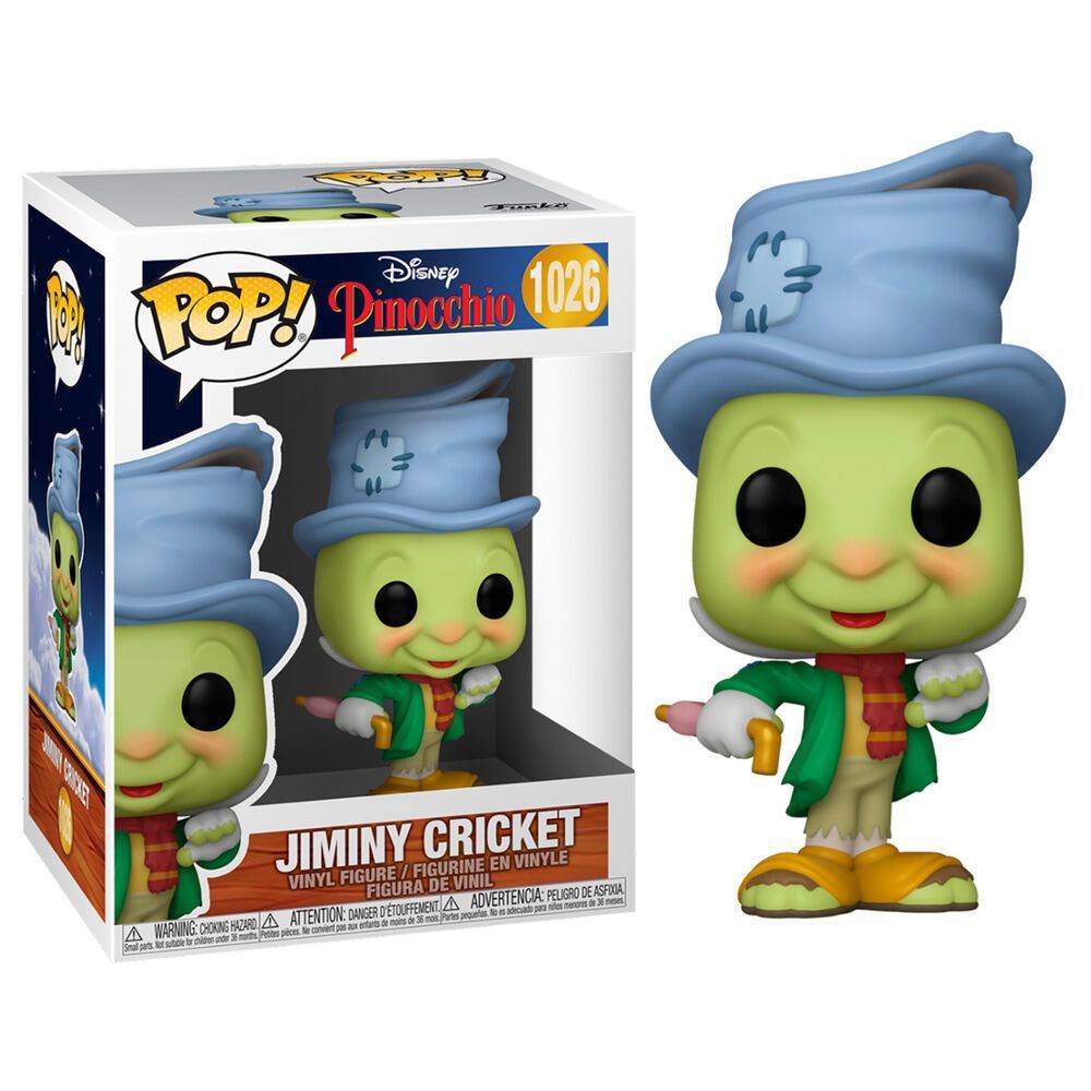 Funko – Pinocchio – Jiminy Cricket – POP! Disney N°1026