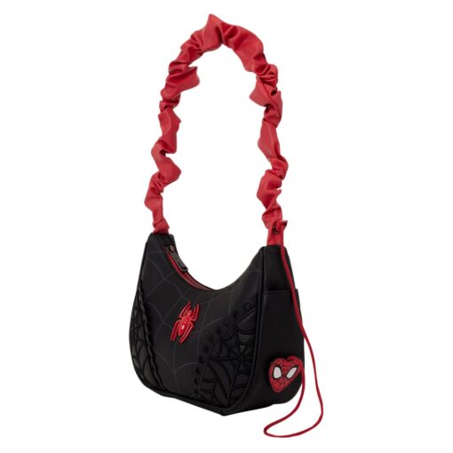 Alternative view of Spider-Man Spider Web Crossbody Bag by Loungefly