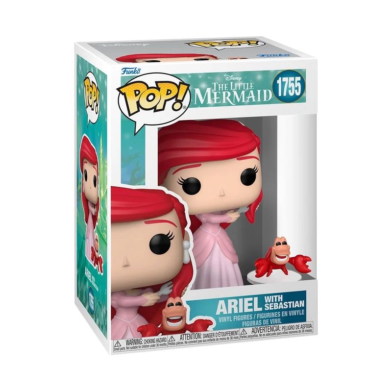 Funko – The Little Mermaid – Ariel with Sebastian – POP! & Buddy N°1755 - Afbeelding 3