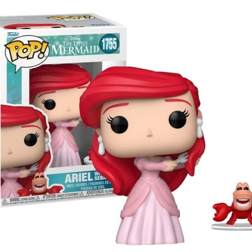 Funko – The Little Mermaid – Ariel with Sebastian – POP! & Buddy N°1755
