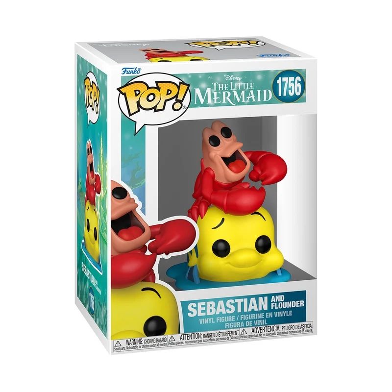 Funko – The Little Mermaid – Sebastian & Flounder – POP! Disney N°1756 - Afbeelding 3