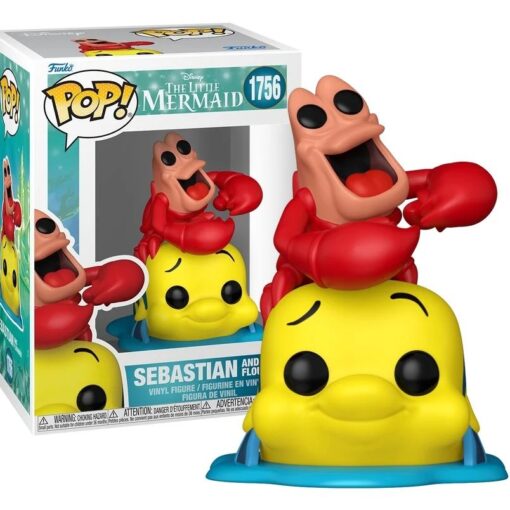 Funko – The Little Mermaid – Sebastian & Flounder – POP! Disney N°1756