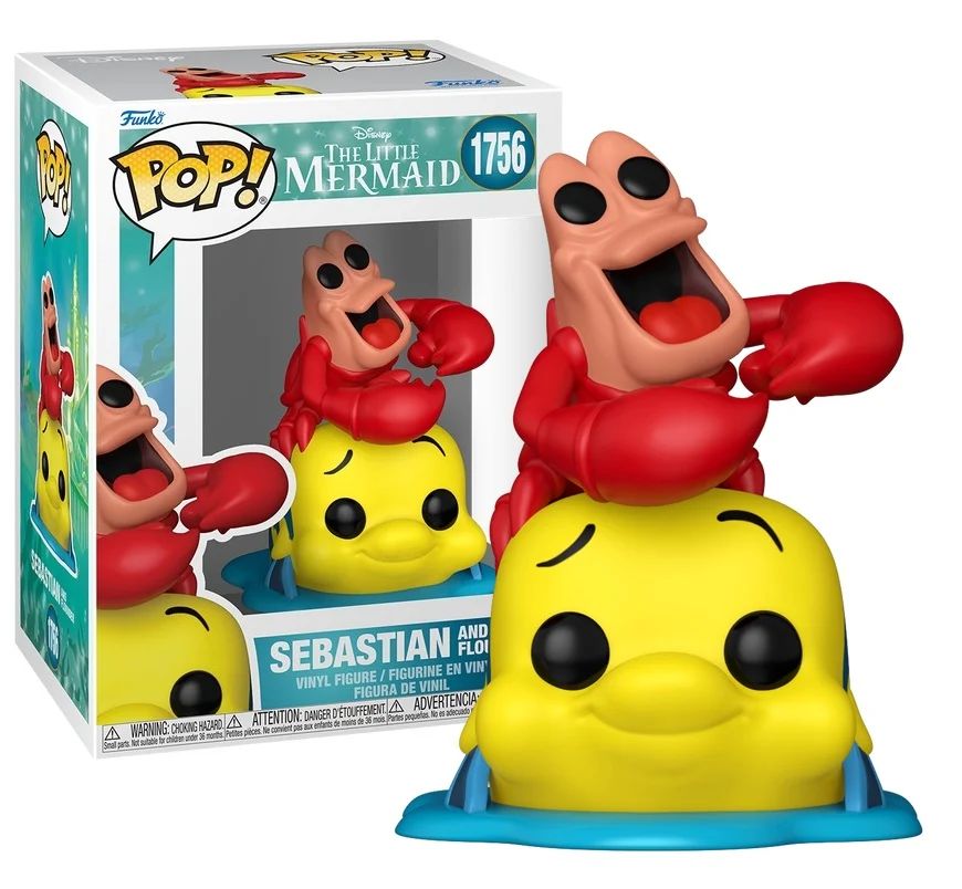 Funko – The Little Mermaid – Sebastian & Flounder – POP! Disney N°1756