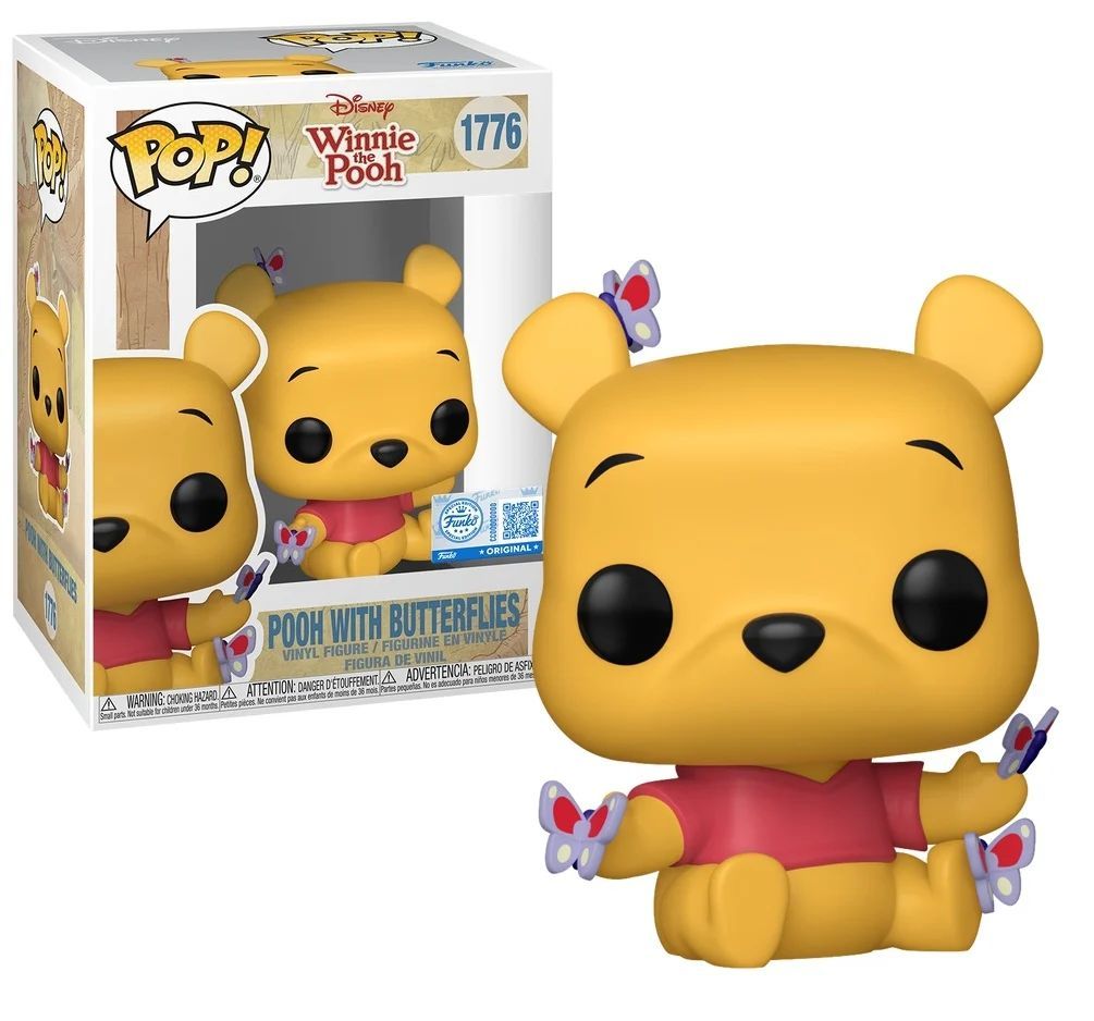 Funko – Winnie the Pooh – Pooh with Butterfly – POP! Disney N°1776